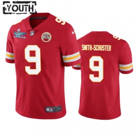 Lasten Kansas City Chiefs NFL Pelipaita JuJu Smith-Schuster 9 Punainen Super Bowl LVII Vapor Limited